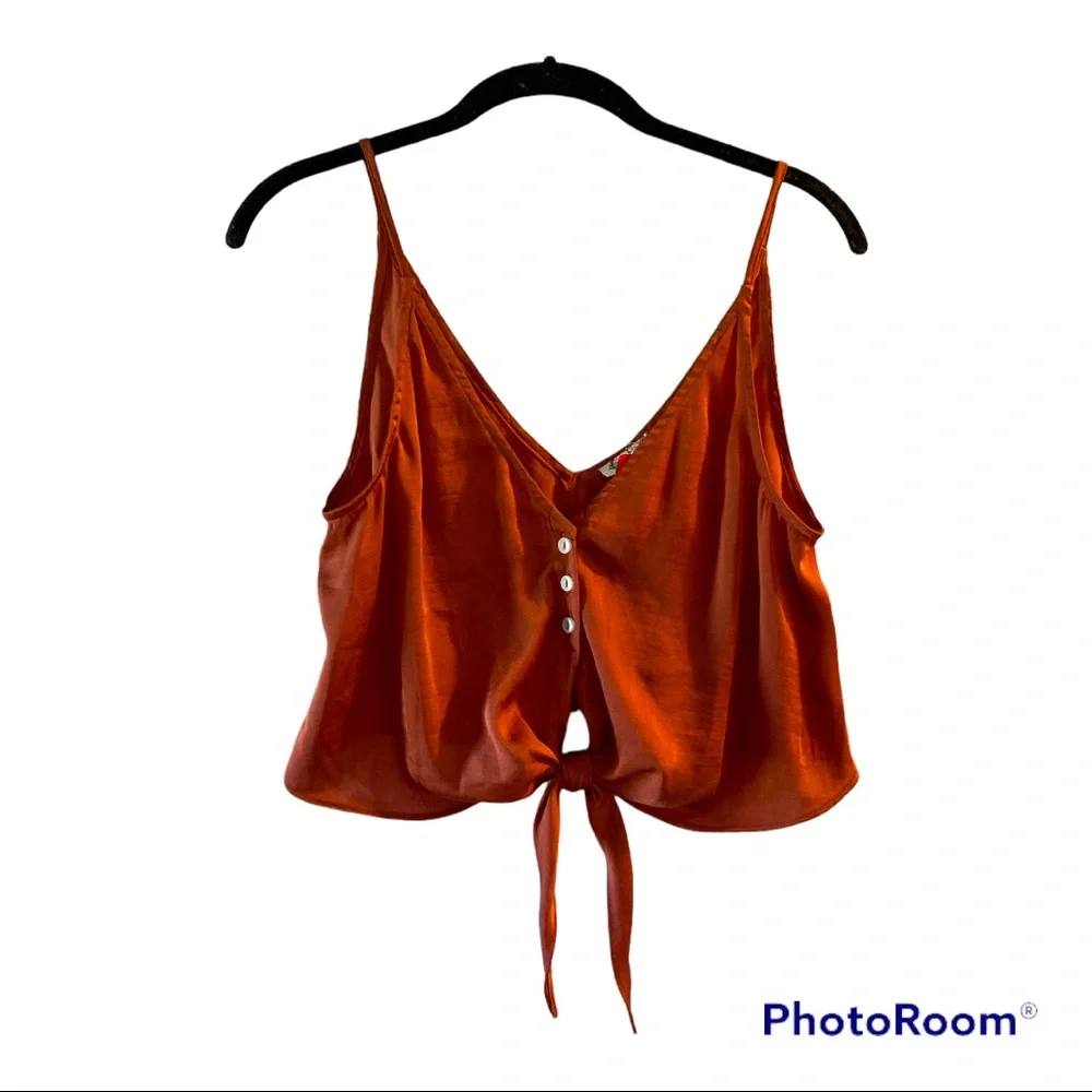 Free People Rust Crop Top - Picture 5 of 11